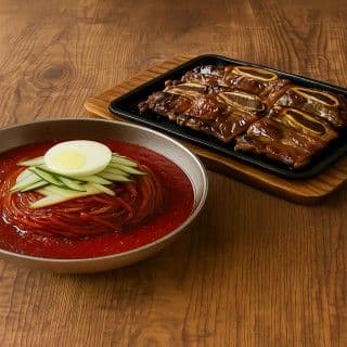 BiBim NaengMyun & LA Kallbi / 비빔냉면+갈비