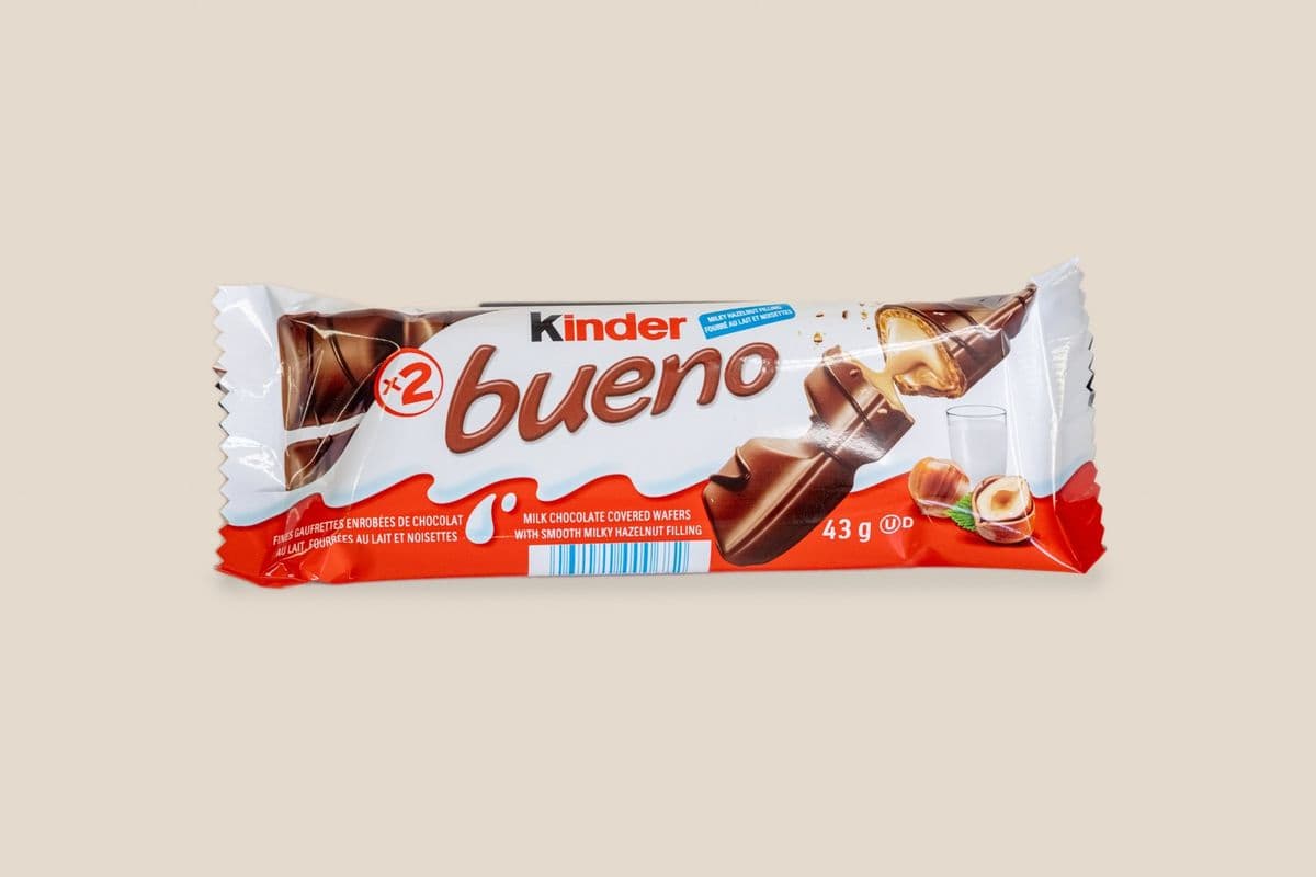 Kinder X2 Bueno Milky Hazelnut Filling (43 g)