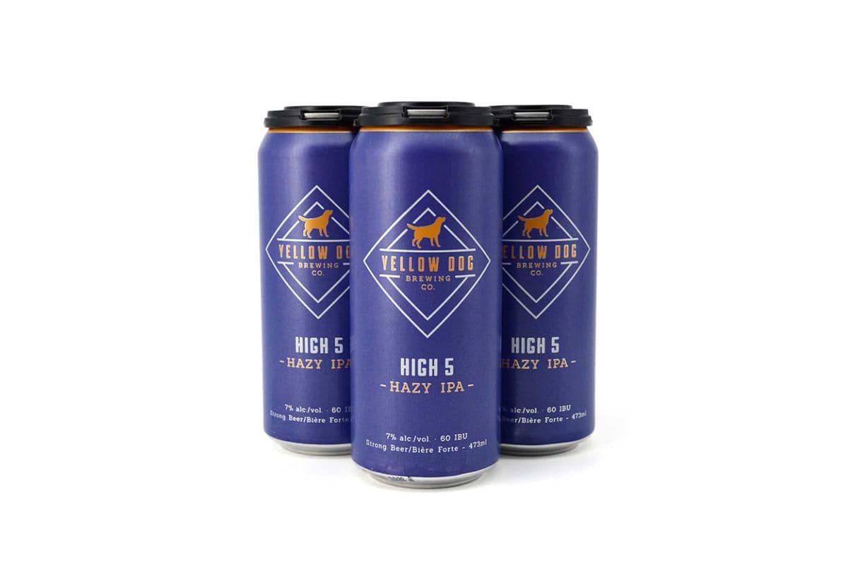 Yellow Dog High 5 Hazy IPA (4 x 473 ml)