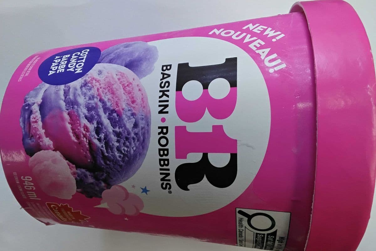 Baskin Robbins cotton candy barbe (946 ml)