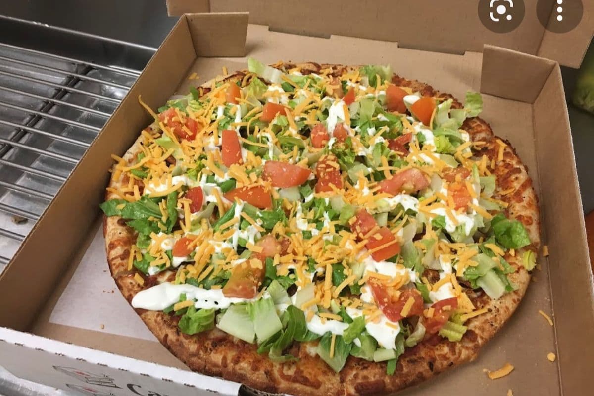 10" Small Single Super Taco Pizza