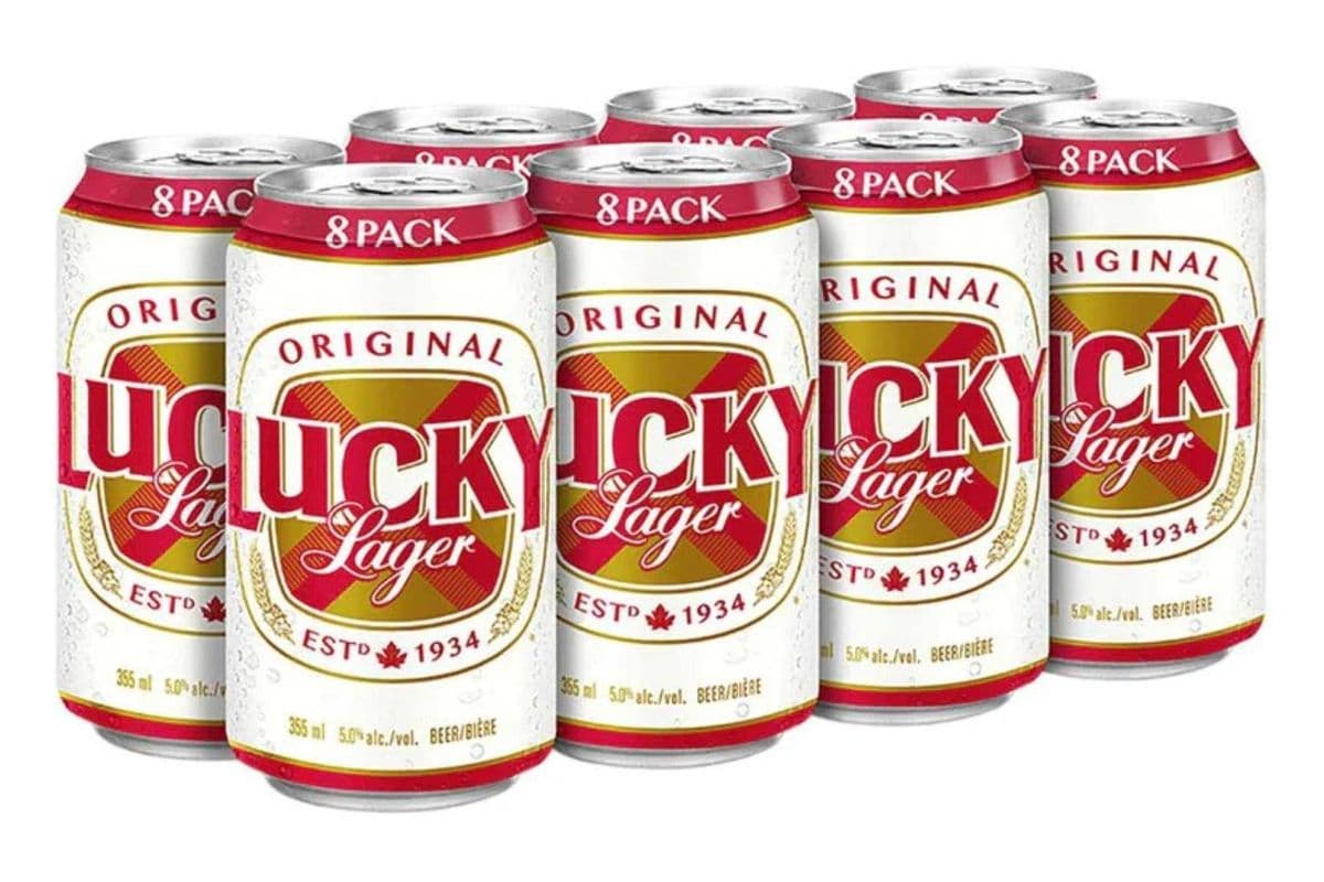 Lucky Original Lager Beer (8 x 355 ml) 8 ct • 355 ml • 5% ABV (1 x 355 ml)