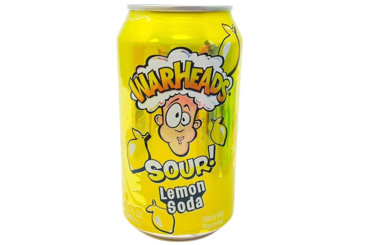 Warheads Sour Soda Lemon (355 ml)