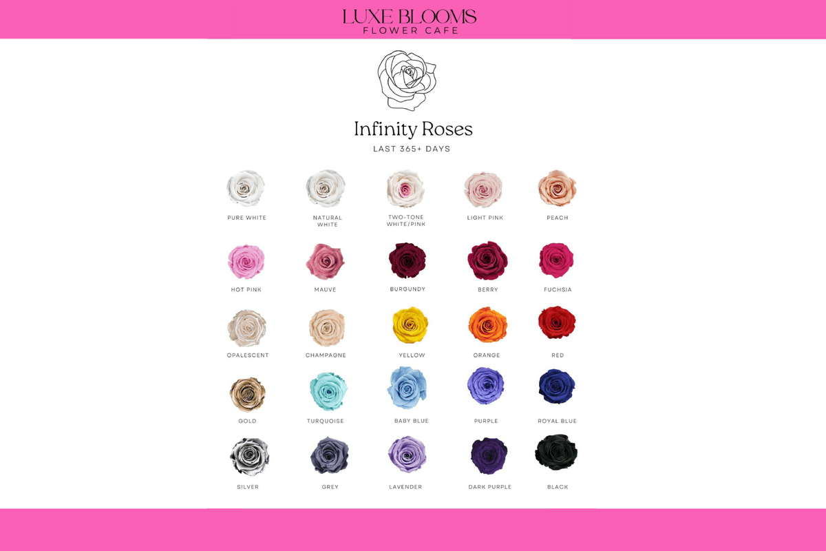 Infinity Roses Colour Pallet