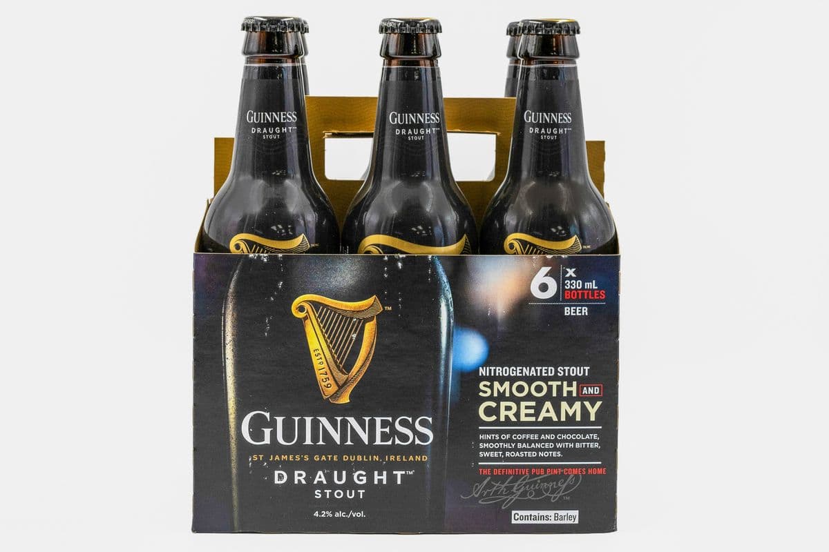 GUINNESS DRAUGHT 6 BOTTLES (6 x 330ML)