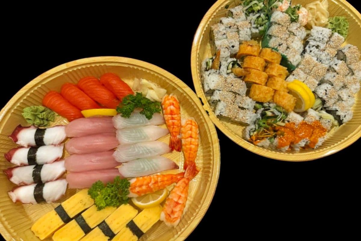 Hachi Hana Special Tray for 6-8 (2 Trays / 80 Pieces)