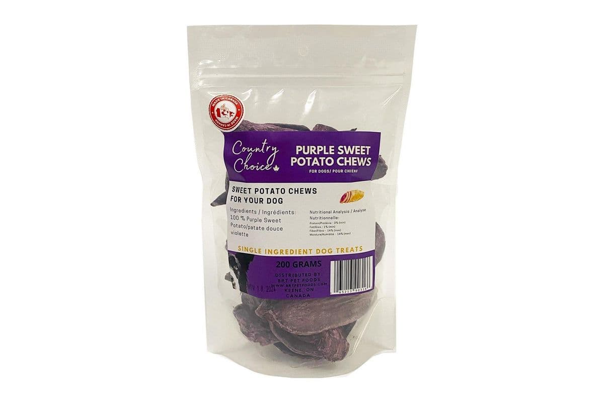 Country Choice Purple Sweet Potato Dog Treats (200 g)