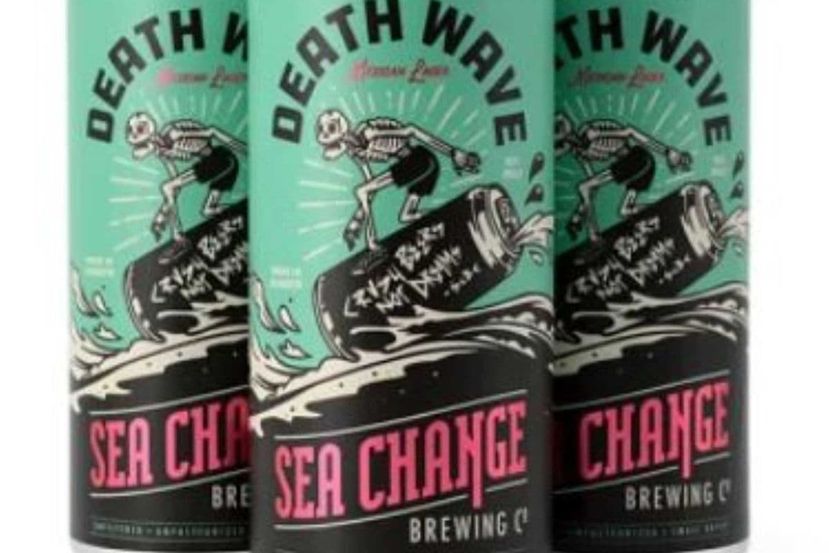 Sea Change Brewing Co Death Wave Light Larger Beer (4 x 473 ml) 4 ct • 473 ml • 4% ABV (1 x 473 ml)