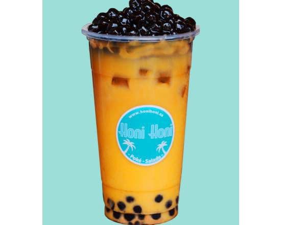 A5-Melon Miel Bubble Thé avec lait /Honeydew Bubble Tea With Milk (650ml)