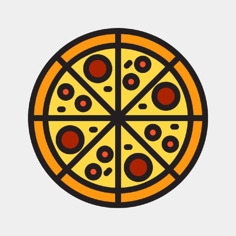 Pizza la caruso 12” / 12”  La Caruso Pizza