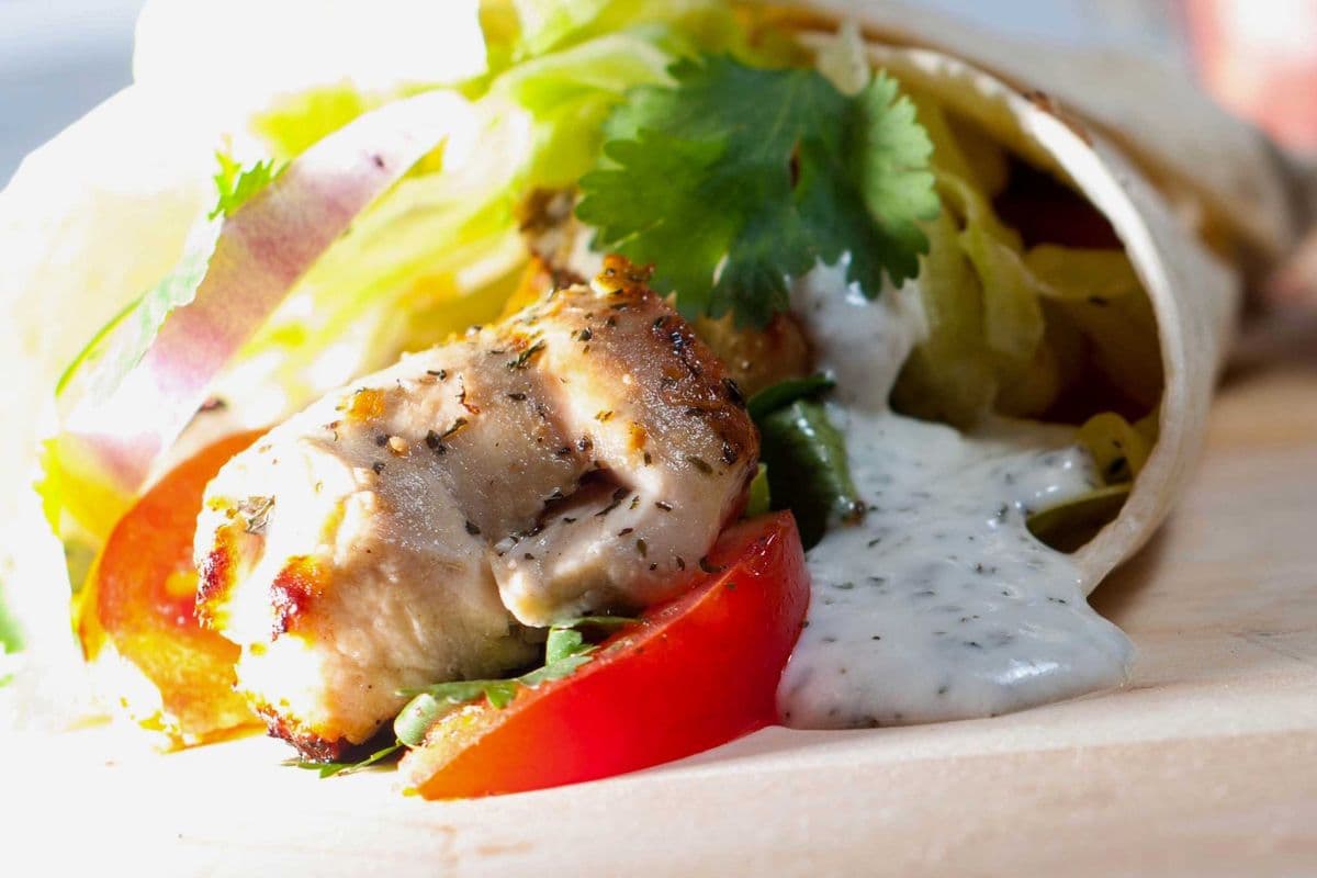 Chicken Tandoori Wrap Combo