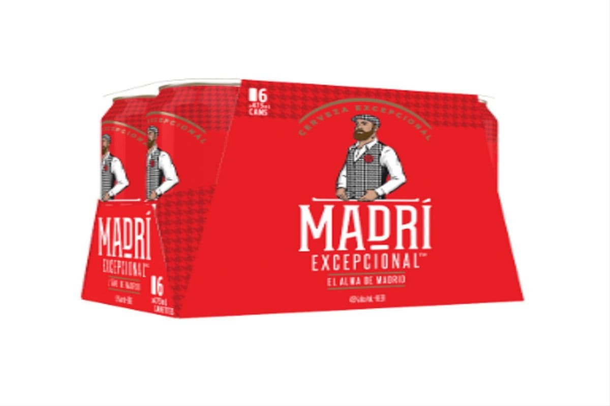 Madri Excepcional Lager (6 x 473ml)