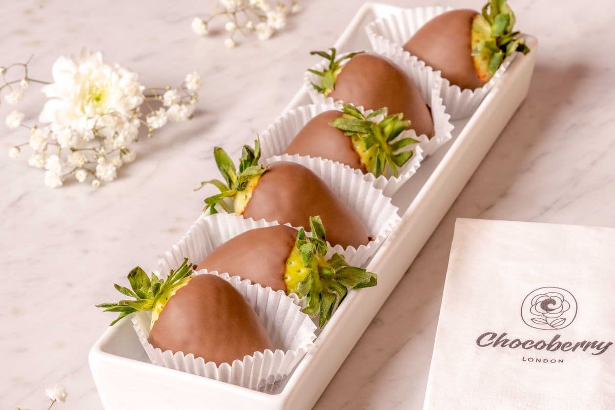 Belgian Milk Chocolate Dipped Strawberries