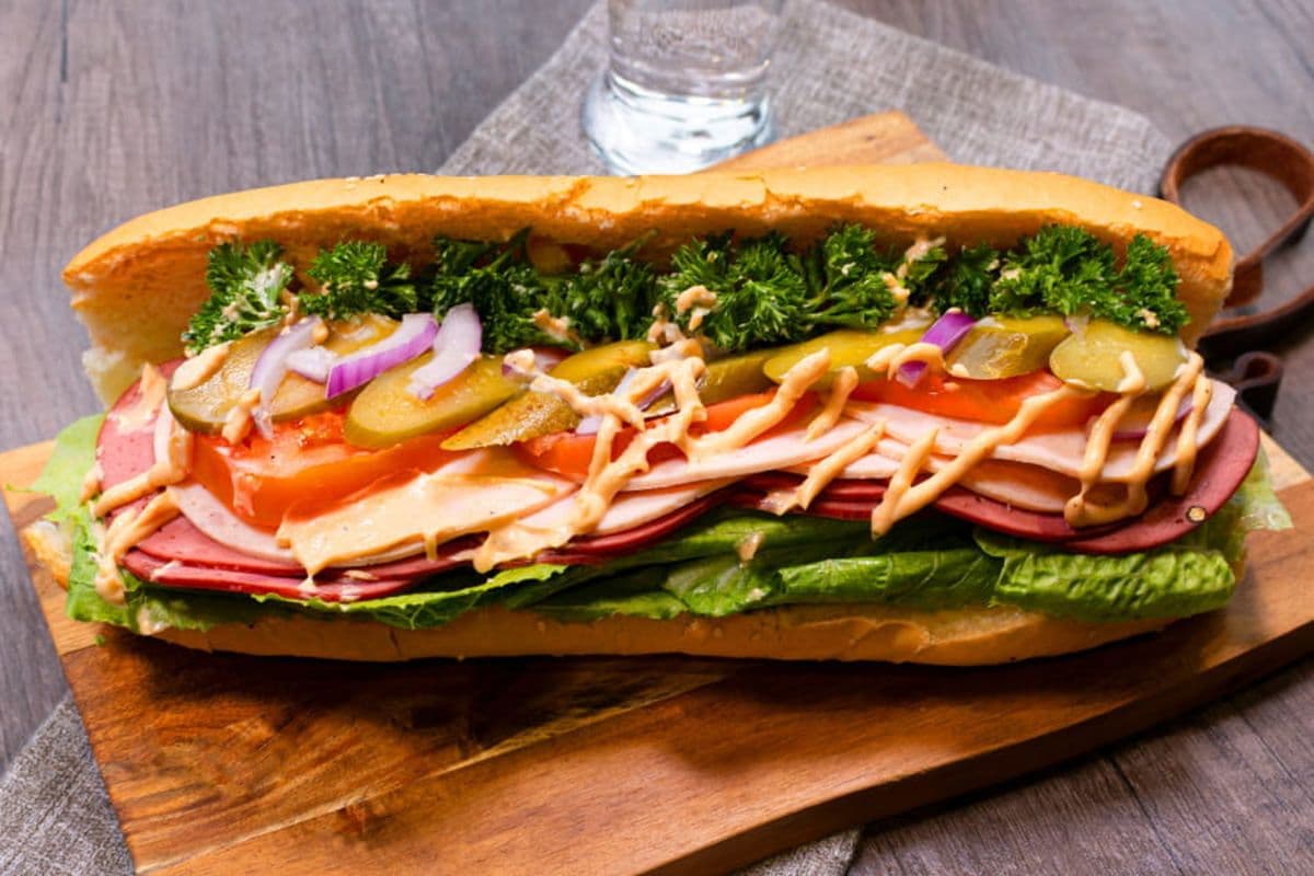 Chicken Bomb Sandwich