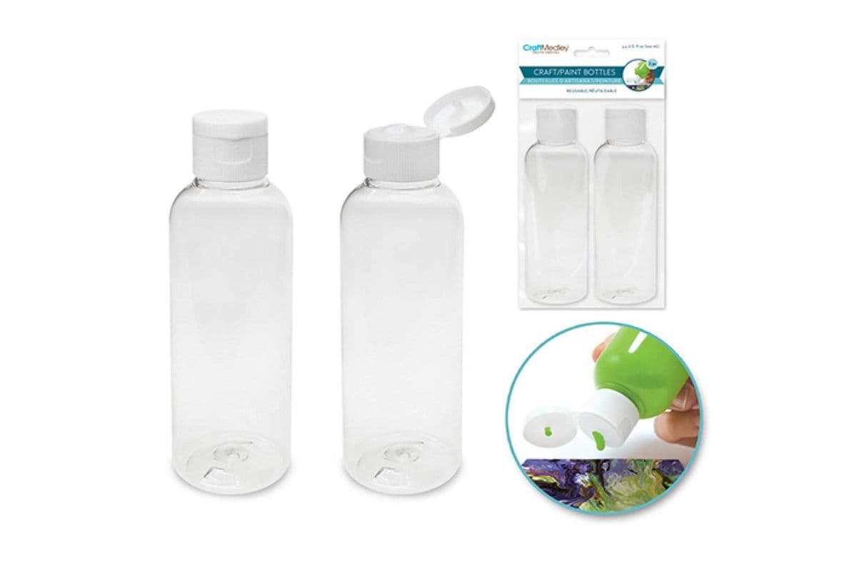 Plastic Bottles 3.38oz 2 pack [PB202] (100 ml)