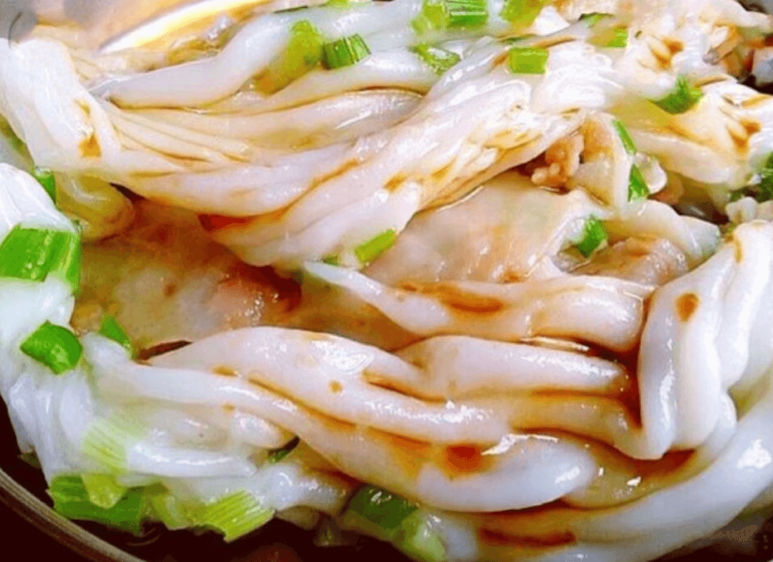 Green Onion Rice Noodle