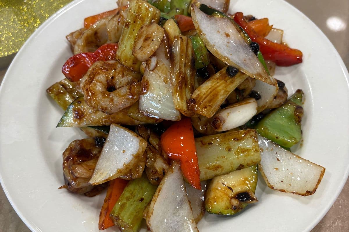 28. Seafood with Black Bean Sauce