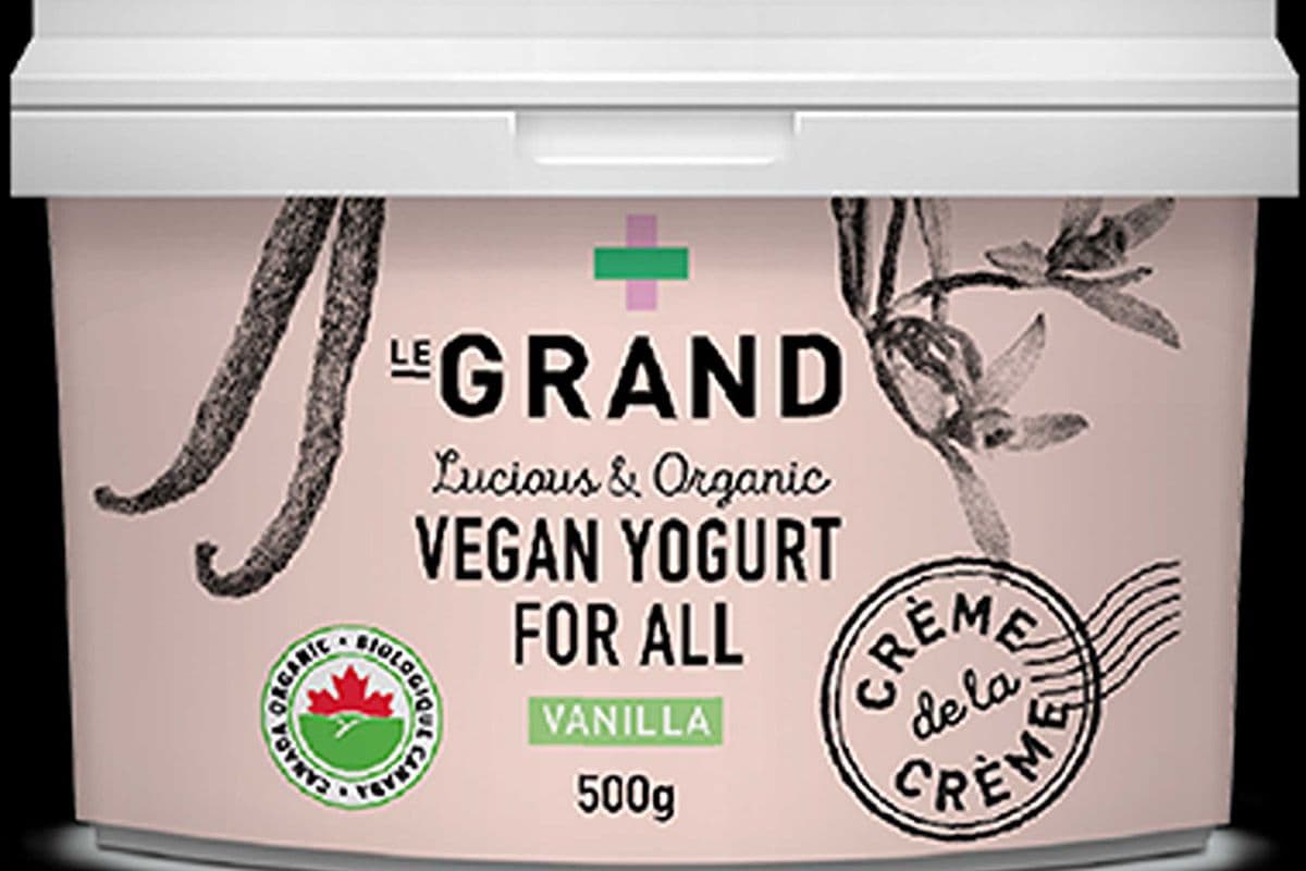 Le grand vegan yogurt vanille