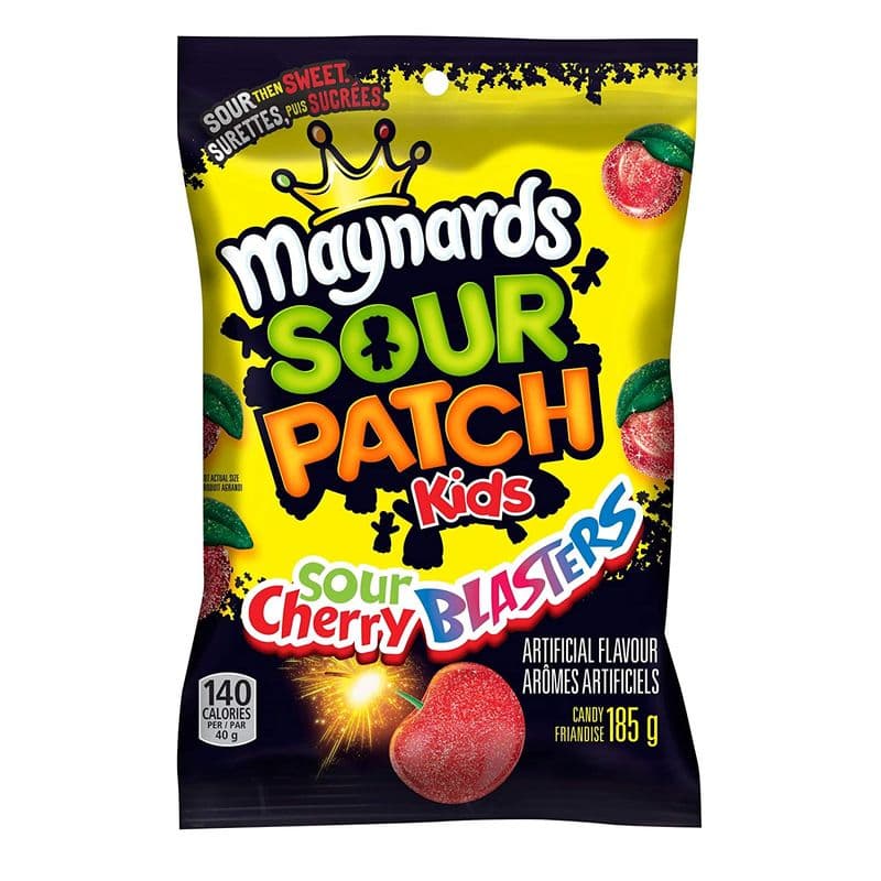Maynards Sour Patch Kids Sour Cherry Blasters (154 gm)