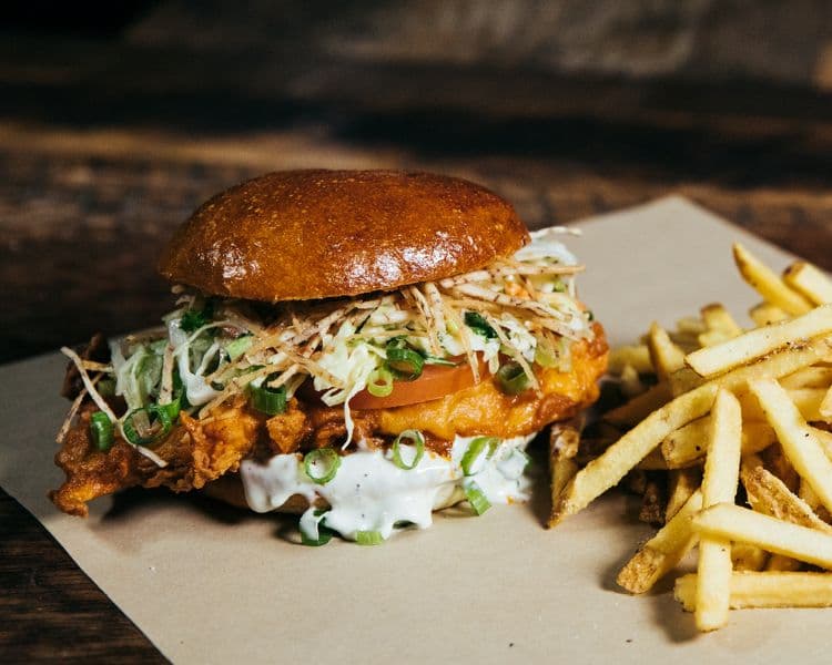 Buffalo Blue Crispy Chicken Sandwich