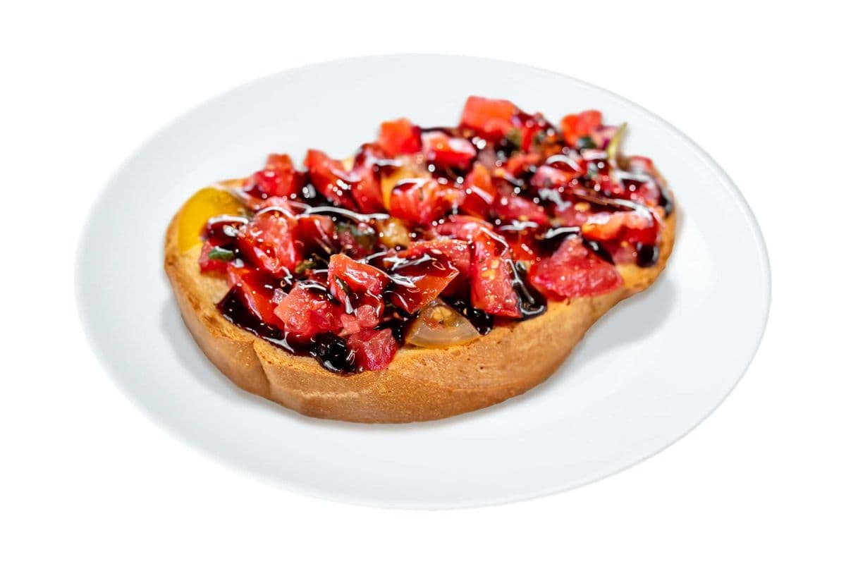 Balsamic Glazed Bruschetta Toast
