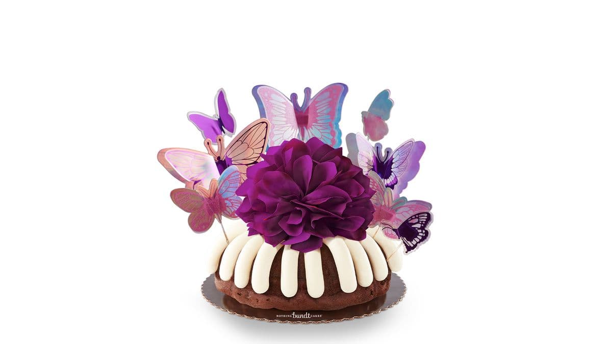Butterfly Decorated Bundt