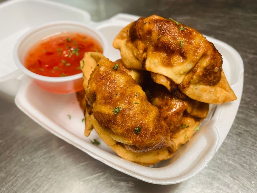 5 Dumplings frits au porc / 5 Fried Pork Dumpling