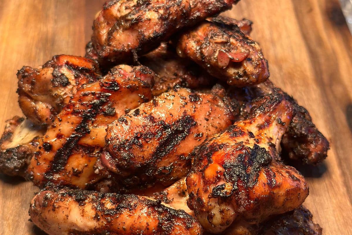 Smoked Chicken Wings - Hot Buffalo