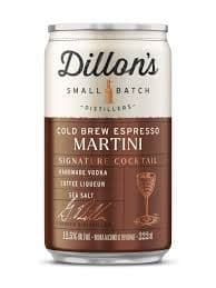 DILLONS VODKA ESPRESSO MARTINI CAN (222ML)