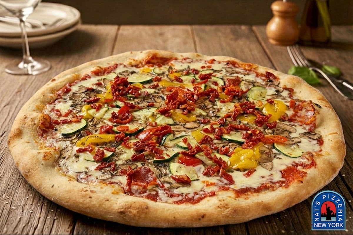 7. 14" Large Hot Vegetarian Pizza