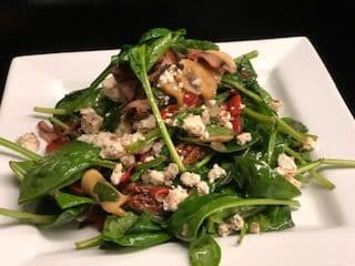 Warm Spinach & Chevre