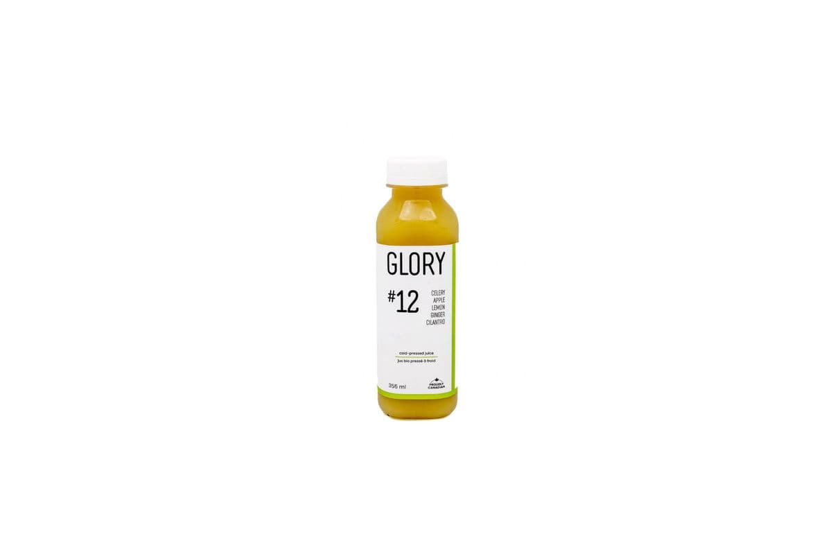 #12 Juice: Celery Apple Lemon Ginger Cilantro [12oz]