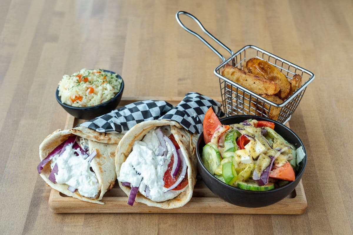 Assitte de pita au porc / Pork Pita Plate