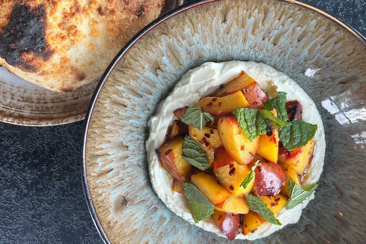 Whipped Ricotta & Peaches