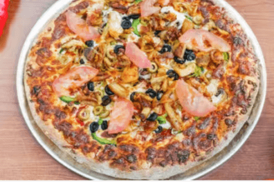 Pizza Doner au Poulet / Chicken Doner Pizza