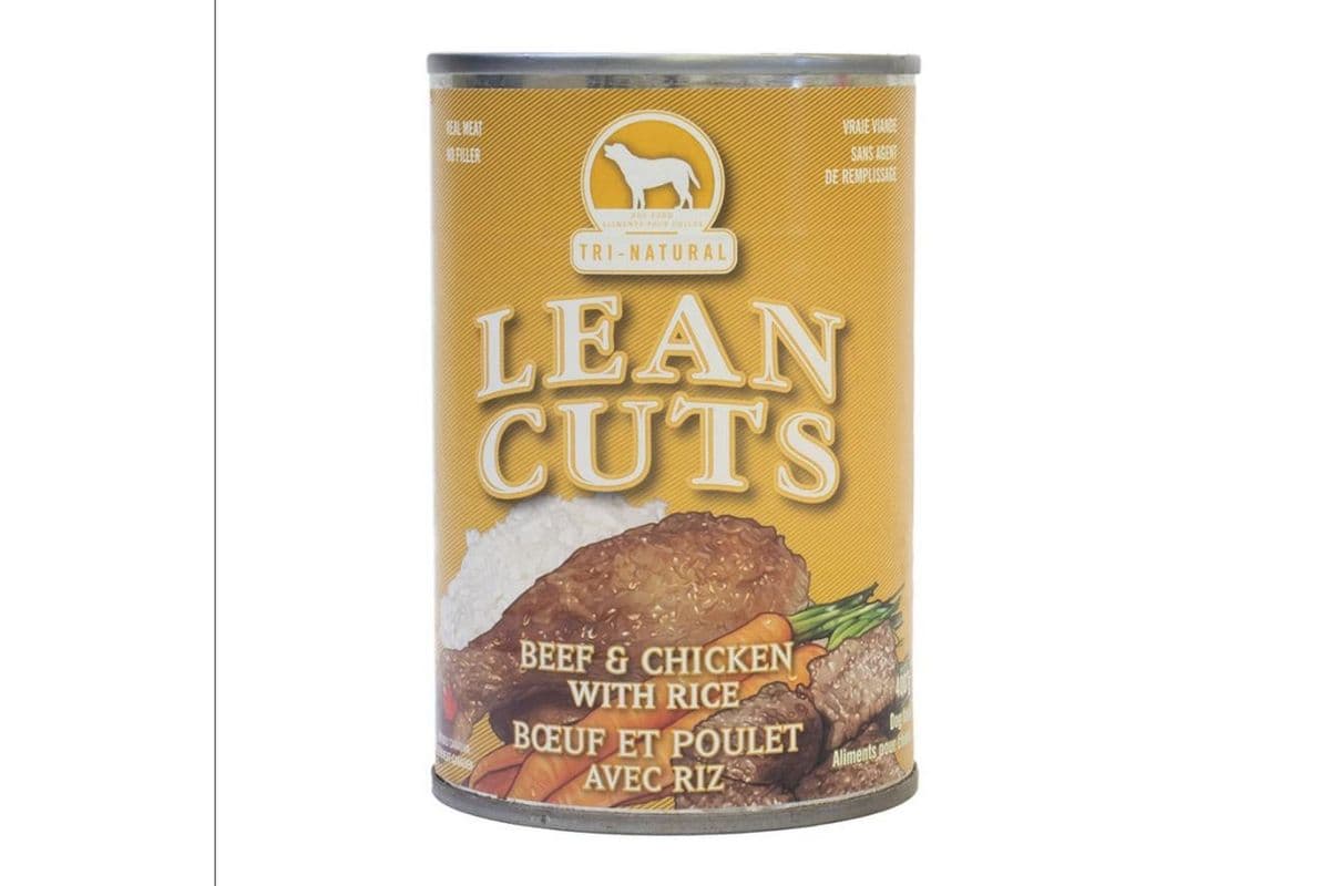 Tri-V Lean Cuts Beef & Chicken with Rice Wet Dog Food (400 g)