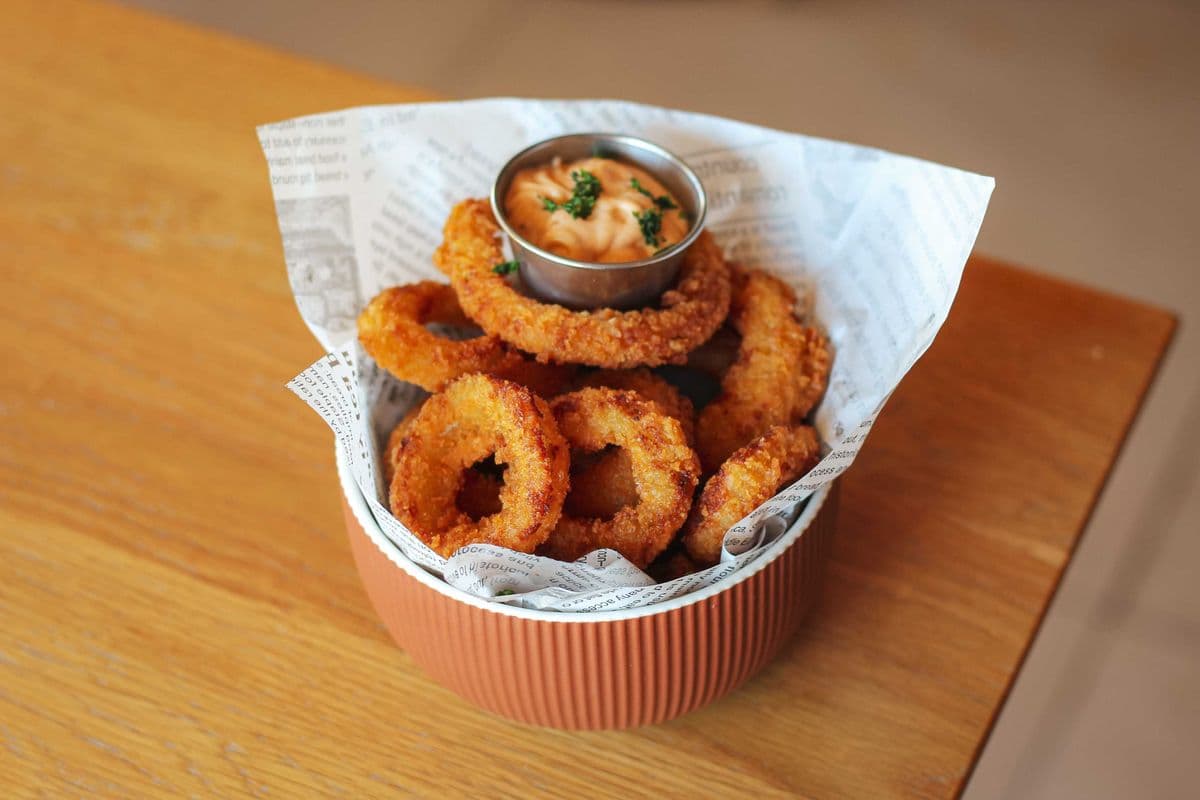 Rondelles d'oignon panko