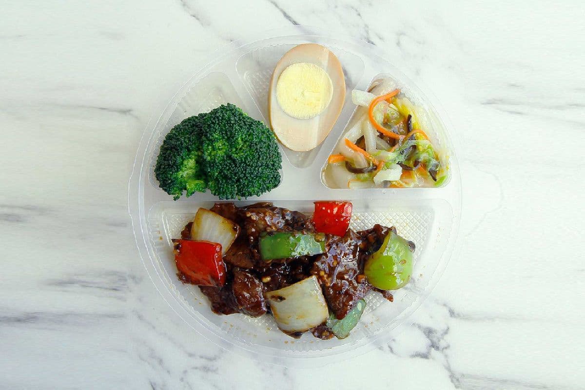 Beef with Black Bean Sauce Bento Box 豉椒牛肉便當