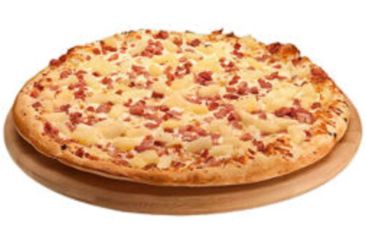 Twin Small Hawaiian Pizzas