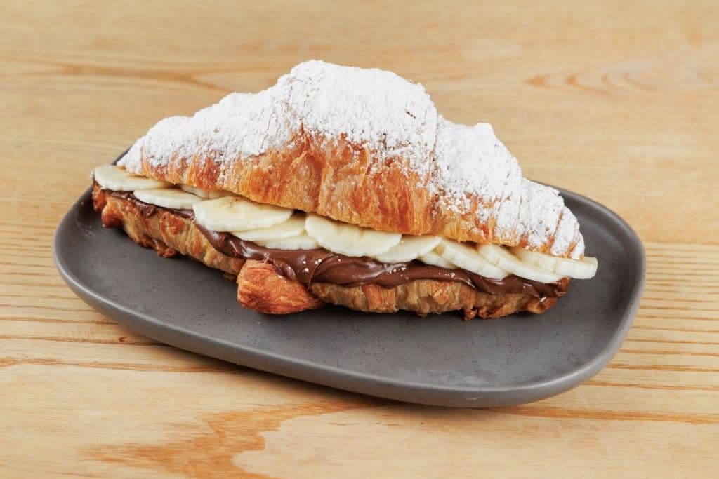 Nutella and Banana Croissant