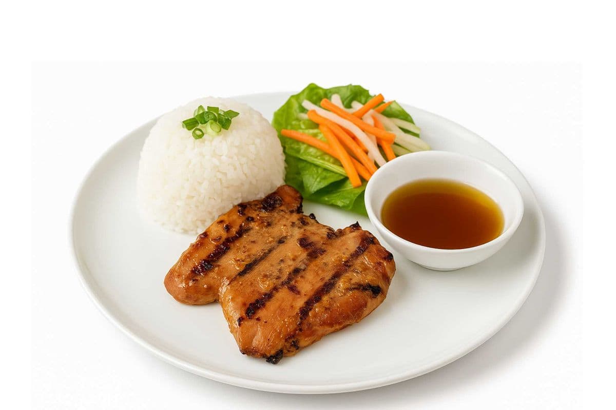 C07. Poulet grillé à la Vietnamienne | Vietnamese Grilled Chicken | Cơm Gà nướng Việt Nam