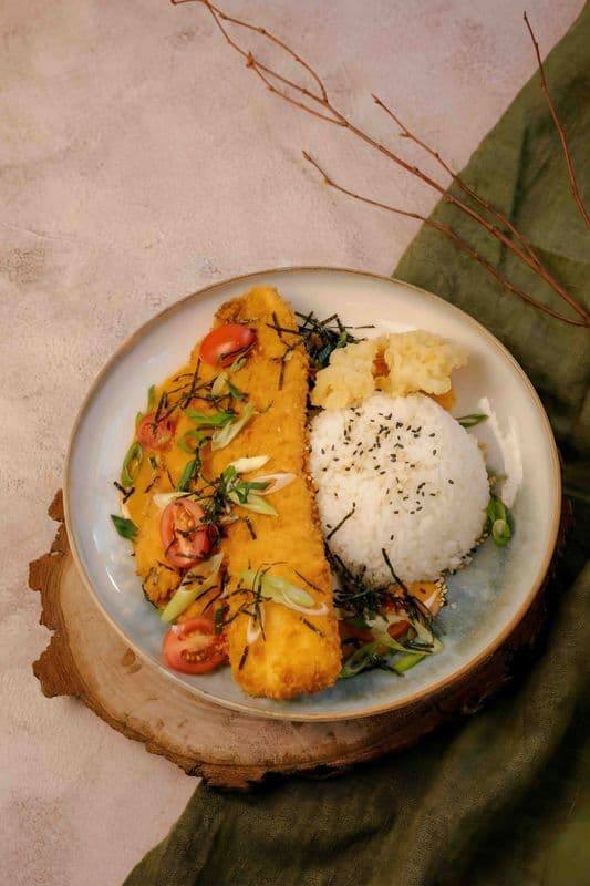 Cod Katsu Curry Rice Bowl