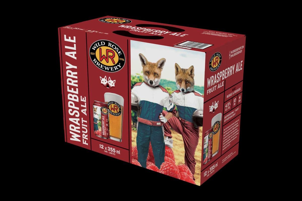 WILD ROSE WRASPBERRY FRUIT ALE (12 x 355ML)