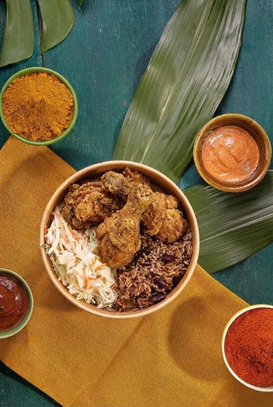 Top Jerk Fried Chicken Bowl