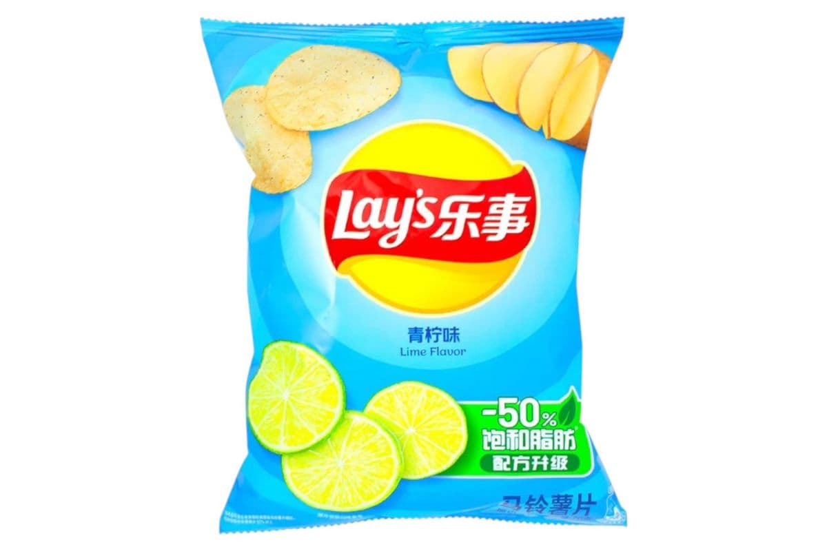 Lays Lime Flavor Chinese (70gm) (162 Cal)