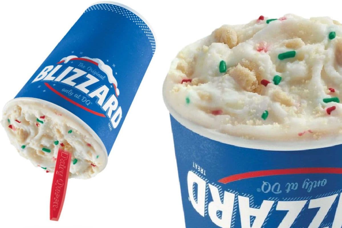 Frosted Sugar Cookie Blizzard Treat