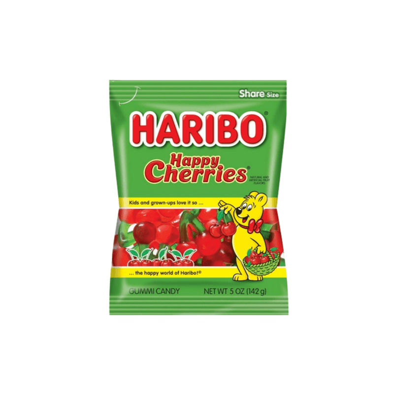 Haribo Happy Cherries Peg Bag - Germany (5oz)