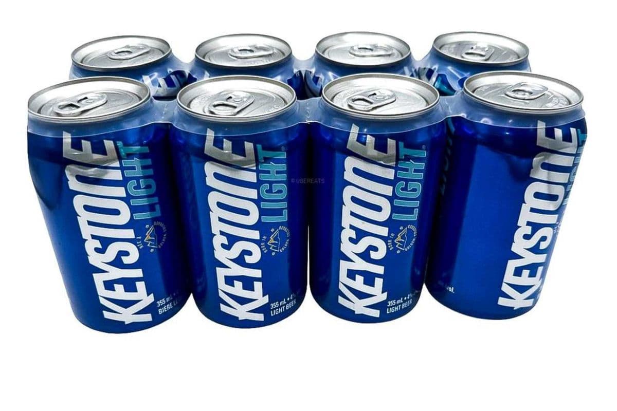 Keystone Light Beer (8 x 355 ml) (1 x 355 ml)