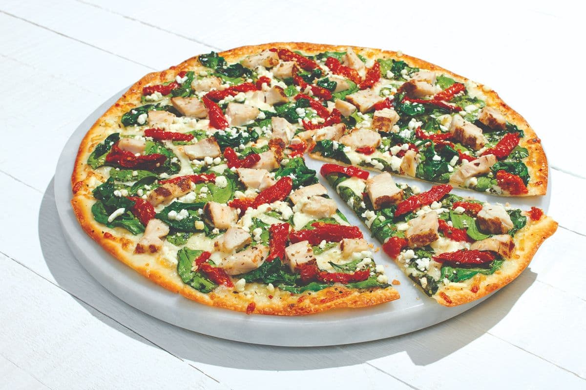 Family Size Herb Chicken Mediterranean Pizza