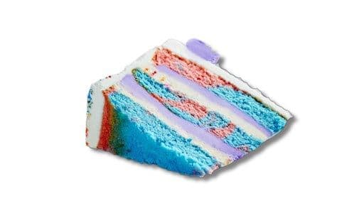 Carnival cake slice / Tranche de gâteau Carnaval